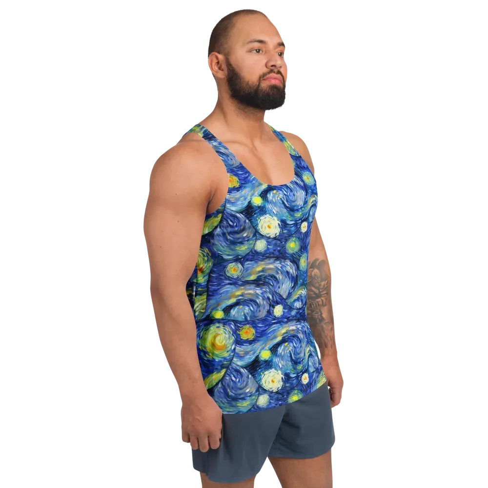 Celestial Swell on Men's Tank Top — Right Front