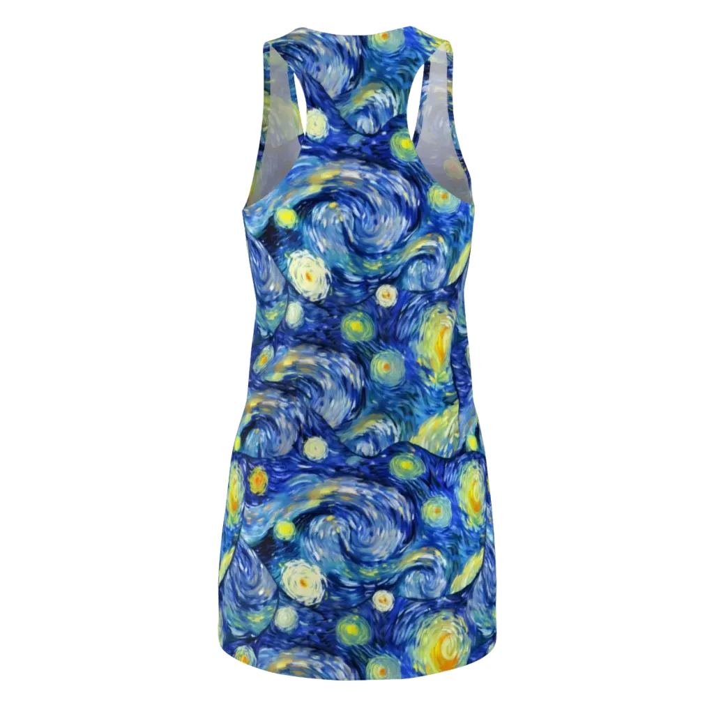 Celestial Swell on Racerback Dress — Back
