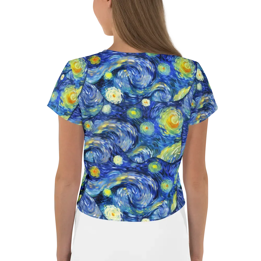 Celestial Swell on Crop Tee — Back