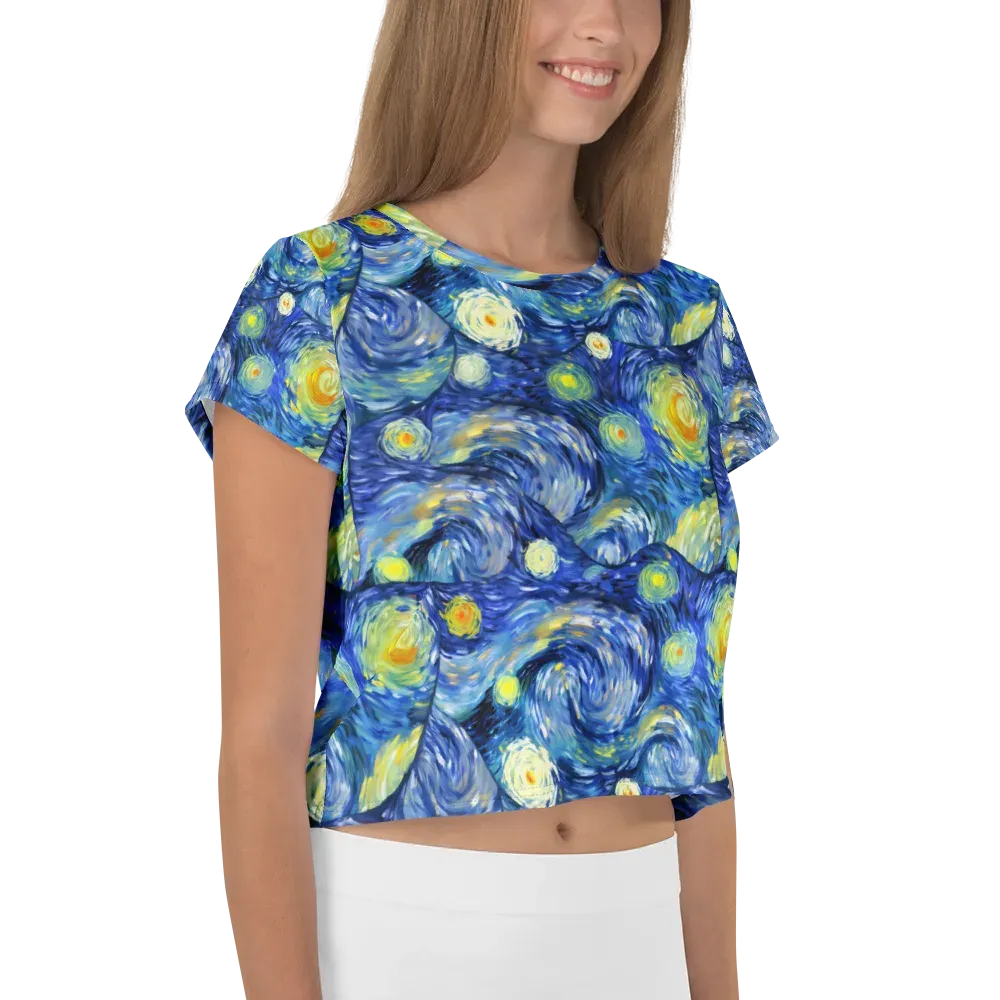 Celestial Swell on Crop Tee — Right