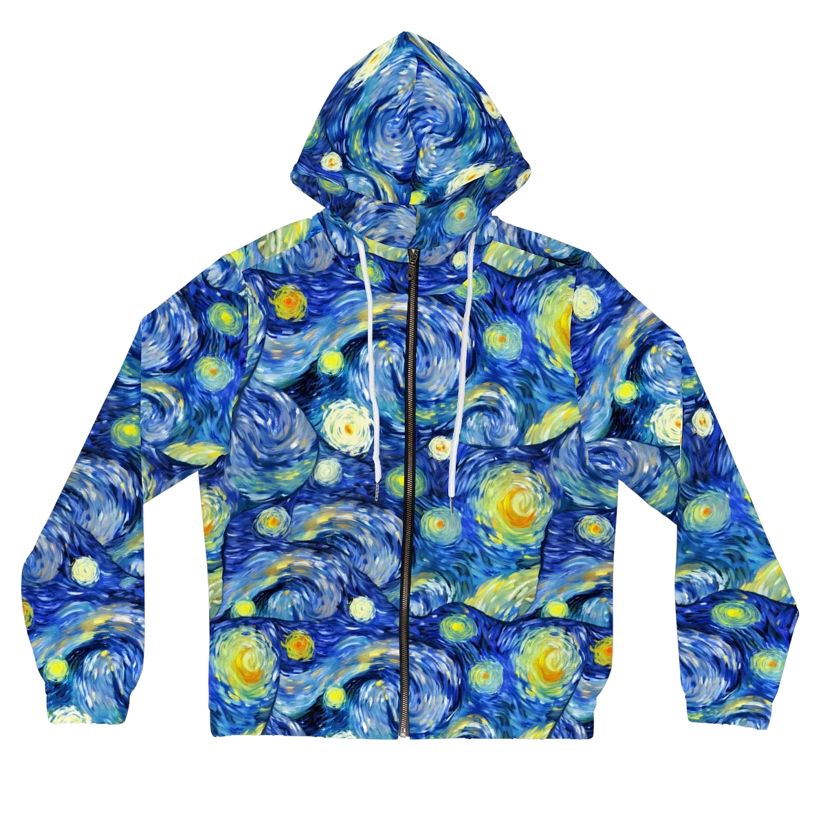 Celestial Swell on Women's Full-Zip Hoodie — Front