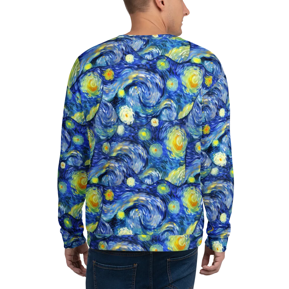 Celestial Swell on Sweatshirt — Back
