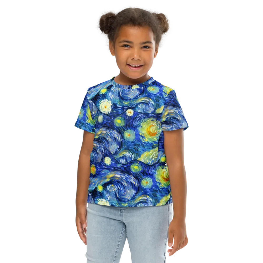 Celestial Swell on Kids Crew Neck T-Shirt — Front