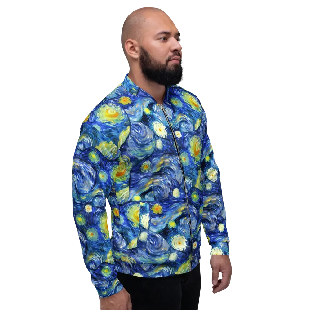 Celestial Swell on Bomber Jacket — Right