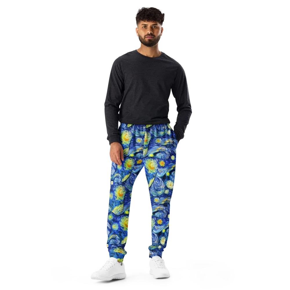 Celestial Swell on Men's Joggers — Front