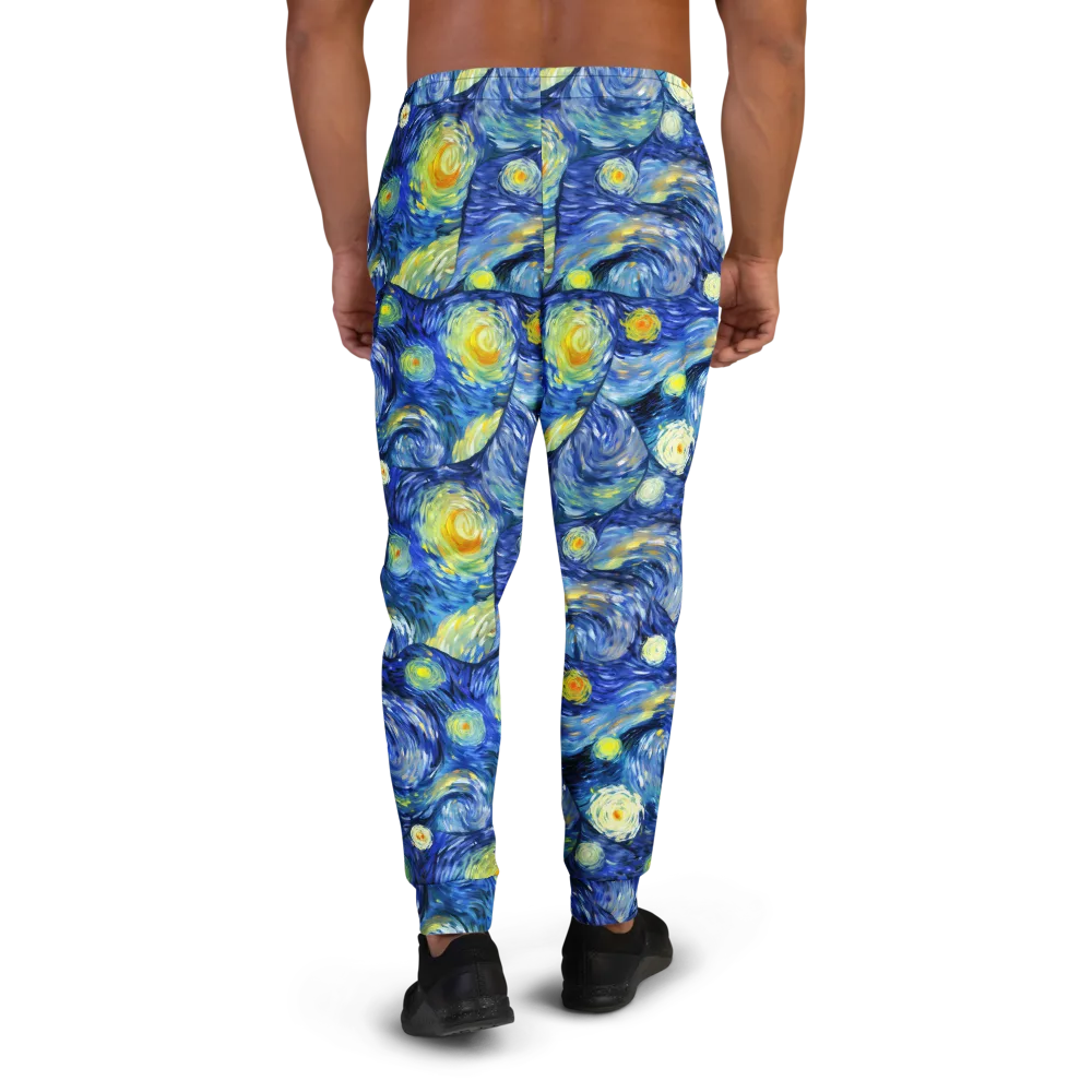 Celestial Swell on Men's Joggers — Back
