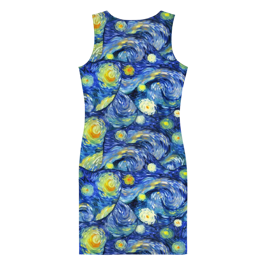 Celestial Swell on Bodycon Dress — Back