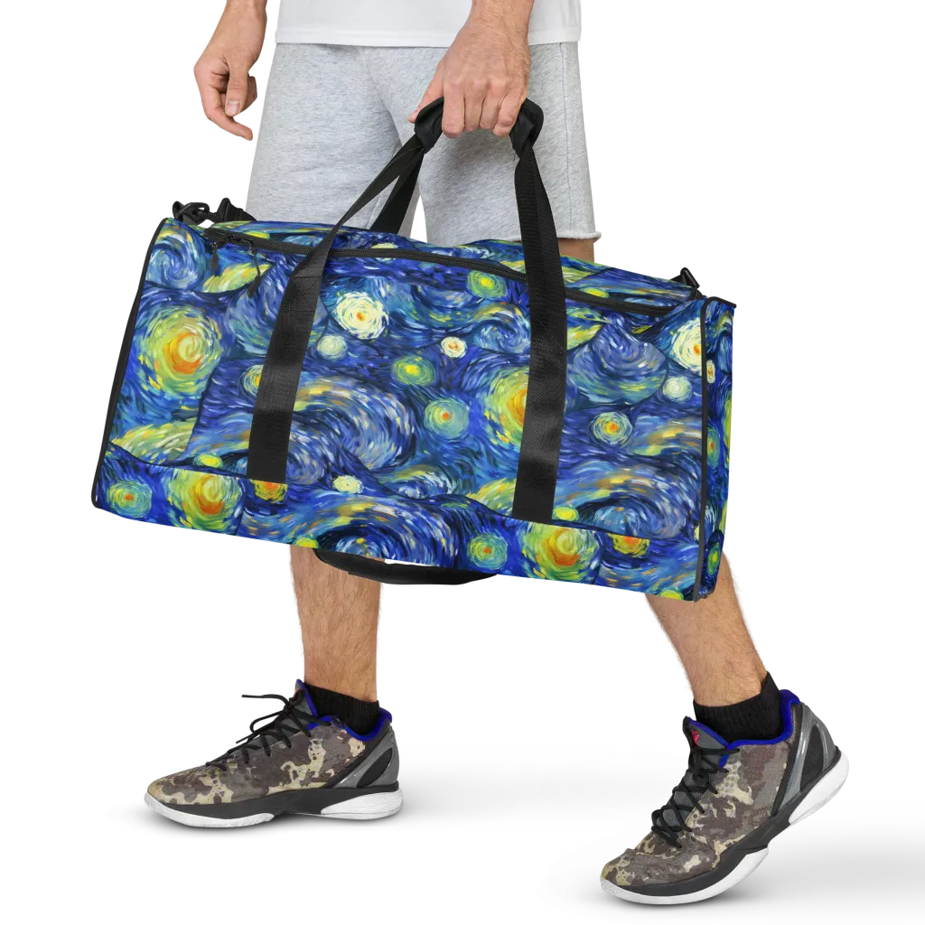 Celestial Swell on Duffle Bag — Front
