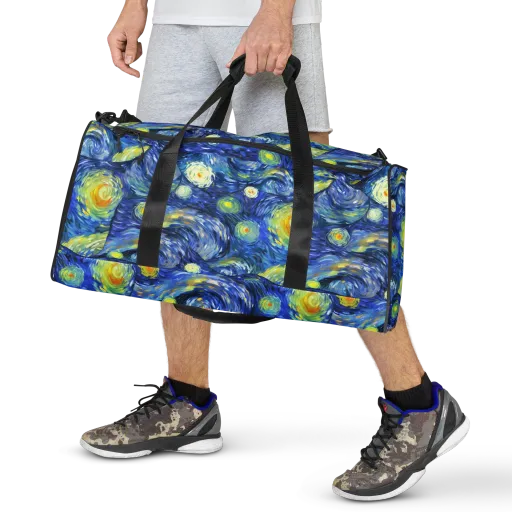 Celestial Swell on a Duffle Bag