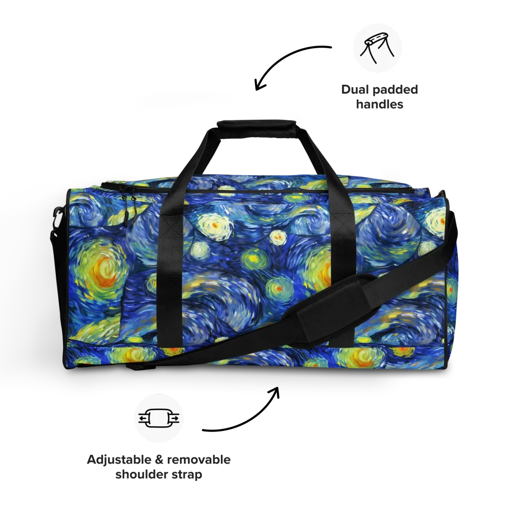 Celestial Swell on Duffle Bag — Front