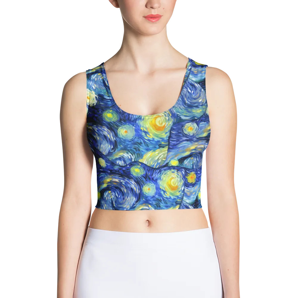 Celestial Swell on Crop Top — Front