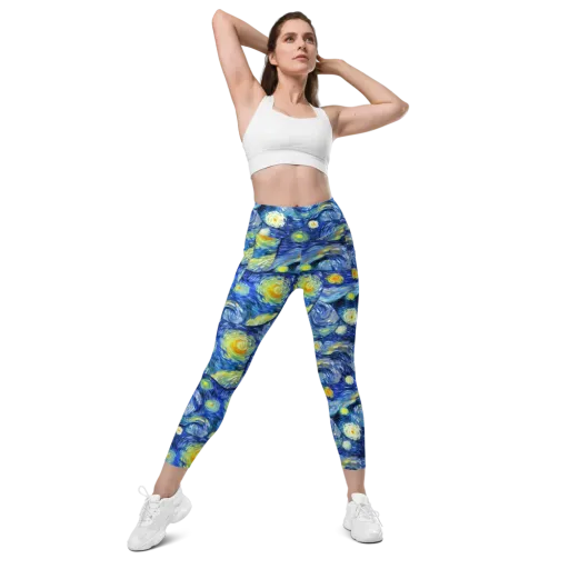 Celestial Swell on a Leggings with Pockets