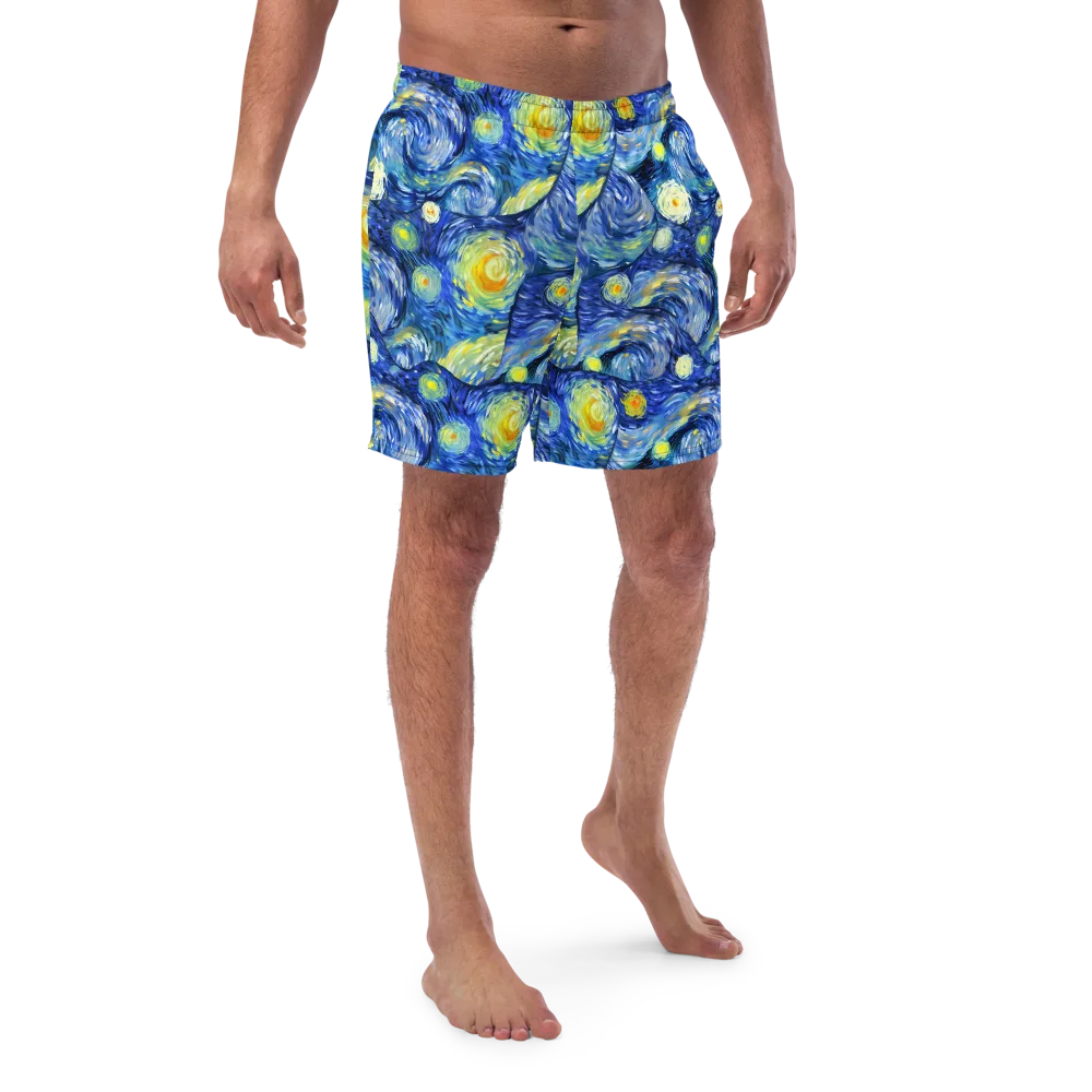 Celestial Swell on Swim Trunks — Front