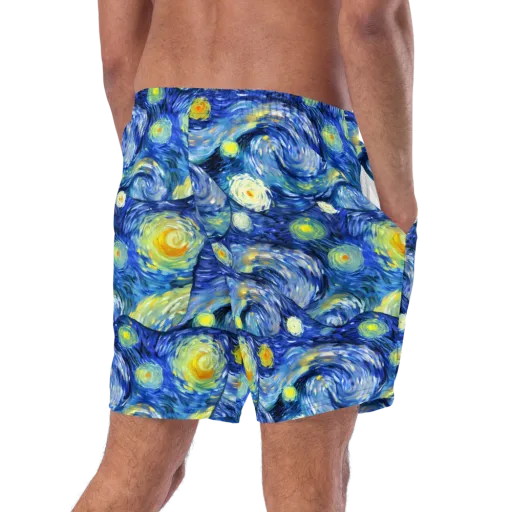 Celestial Swell on a Swim Trunks