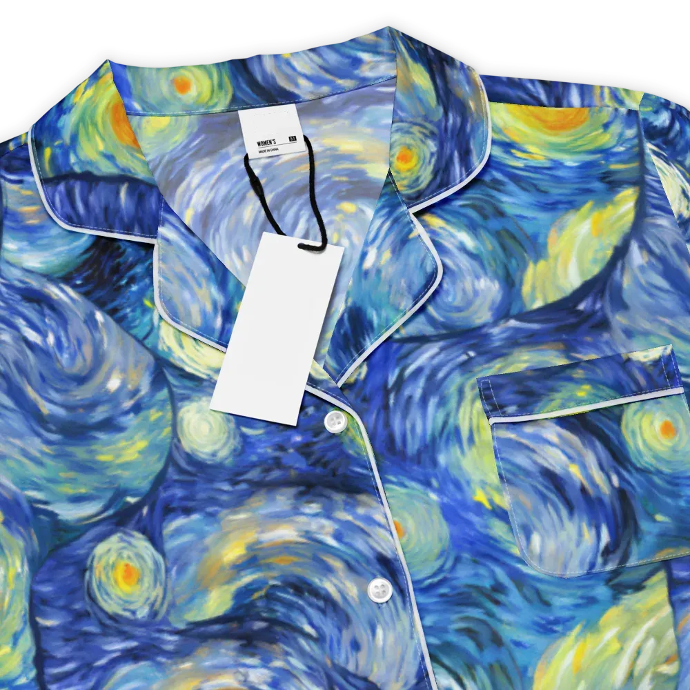 Celestial Swell on Women's Short Sleeve Pajama Top — Product details