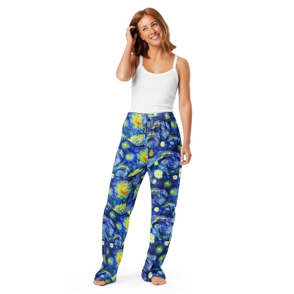 Celestial Swell on Women's Pajama Pants — Front