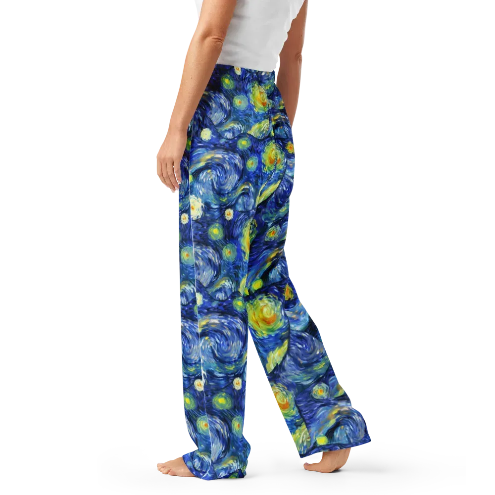 Celestial Swell on Women's Pajama Pants — Left