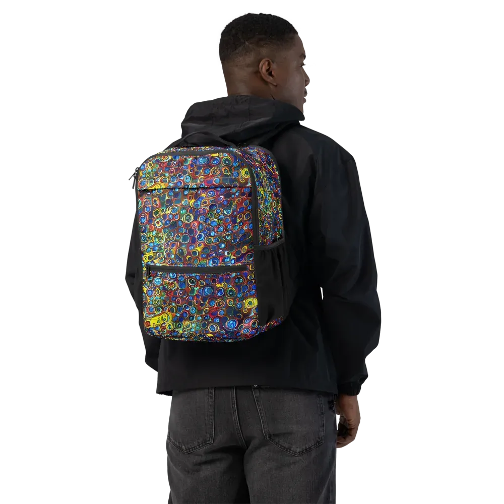 Vortex Mosaic on Utility Backpack — Back