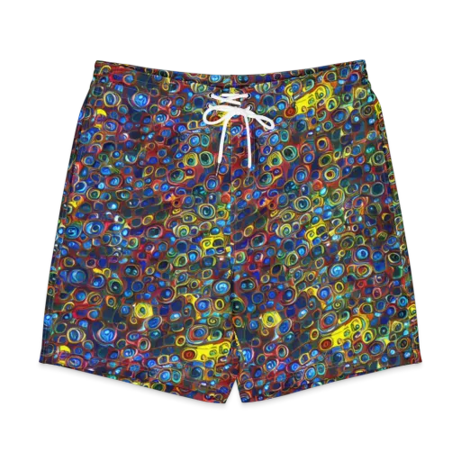 Vortex Mosaic on a Men's Board Shorts