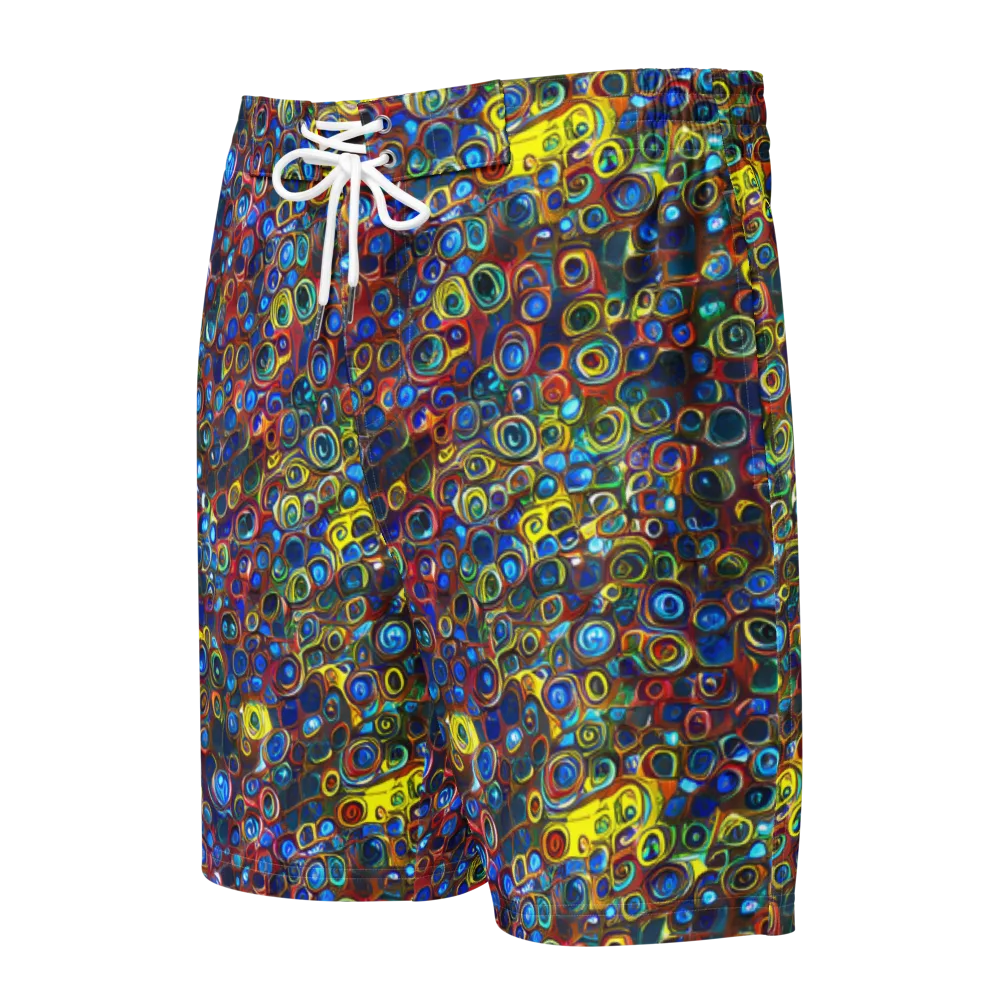 Vortex Mosaic on Men's Board Shorts — Front