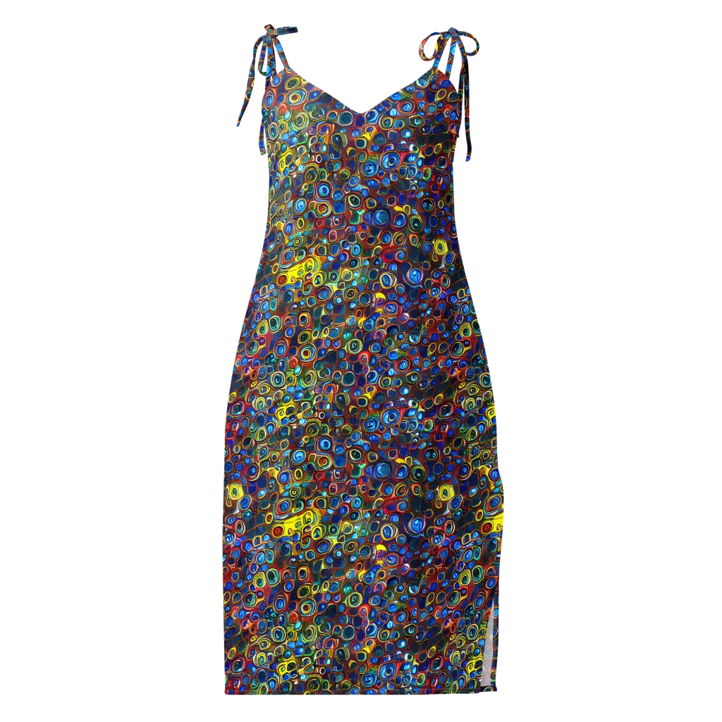 Vortex Mosaic on Slip Dress — Front