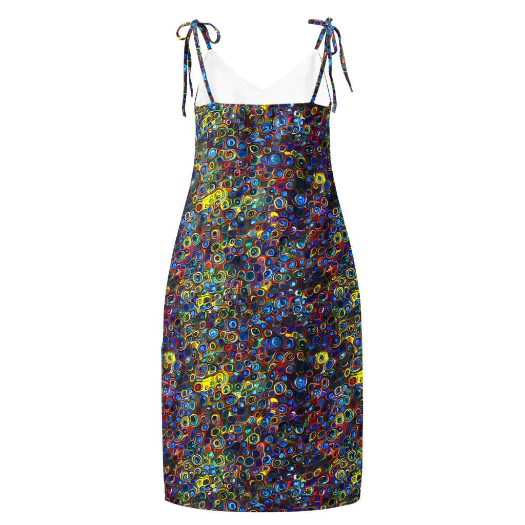 Vortex Mosaic on Slip Dress — Back