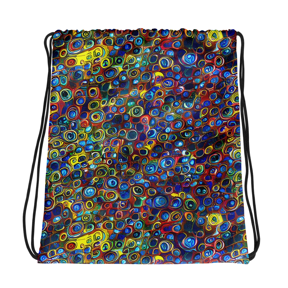Vortex Mosaic on Drawstring Bag — Photo