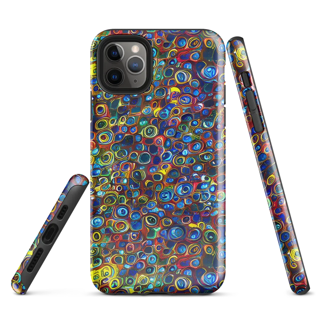 Vortex Mosaic on Tough Case for iPhone® — Front