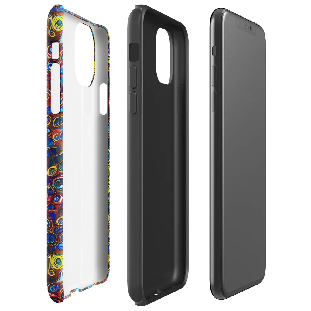 Vortex Mosaic on Tough Case for iPhone® — Right