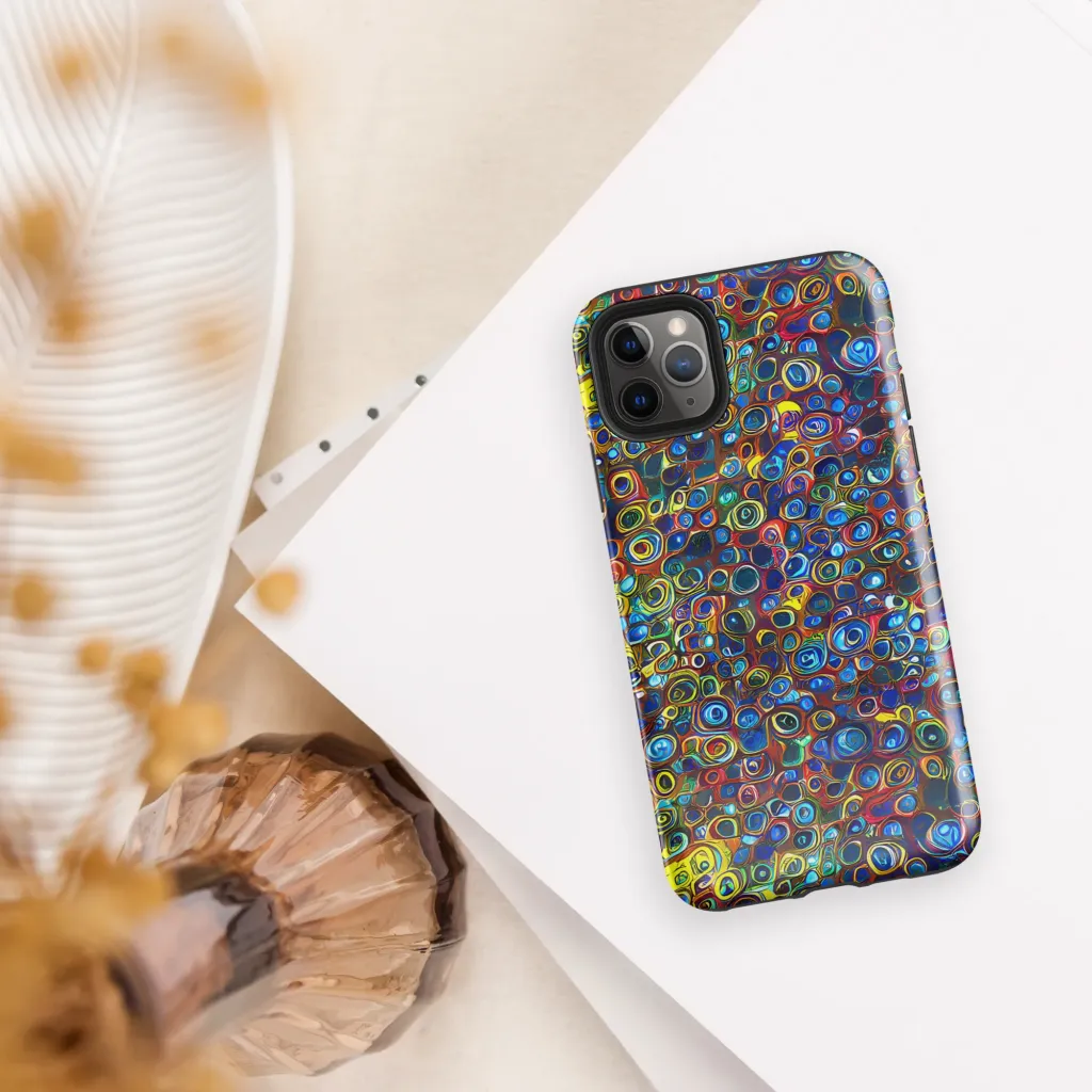 Vortex Mosaic on Tough Case for iPhone® — Front