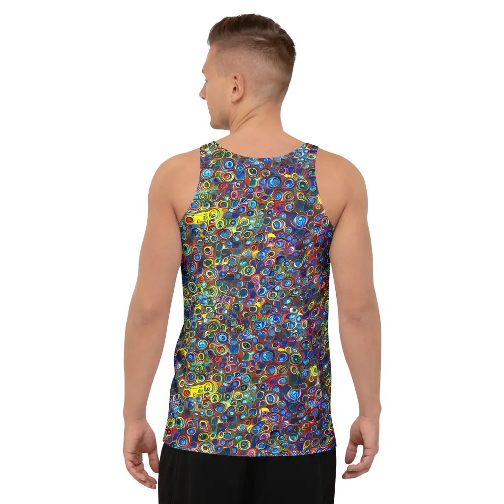 Vortex Mosaic on Men's Tank Top — Back