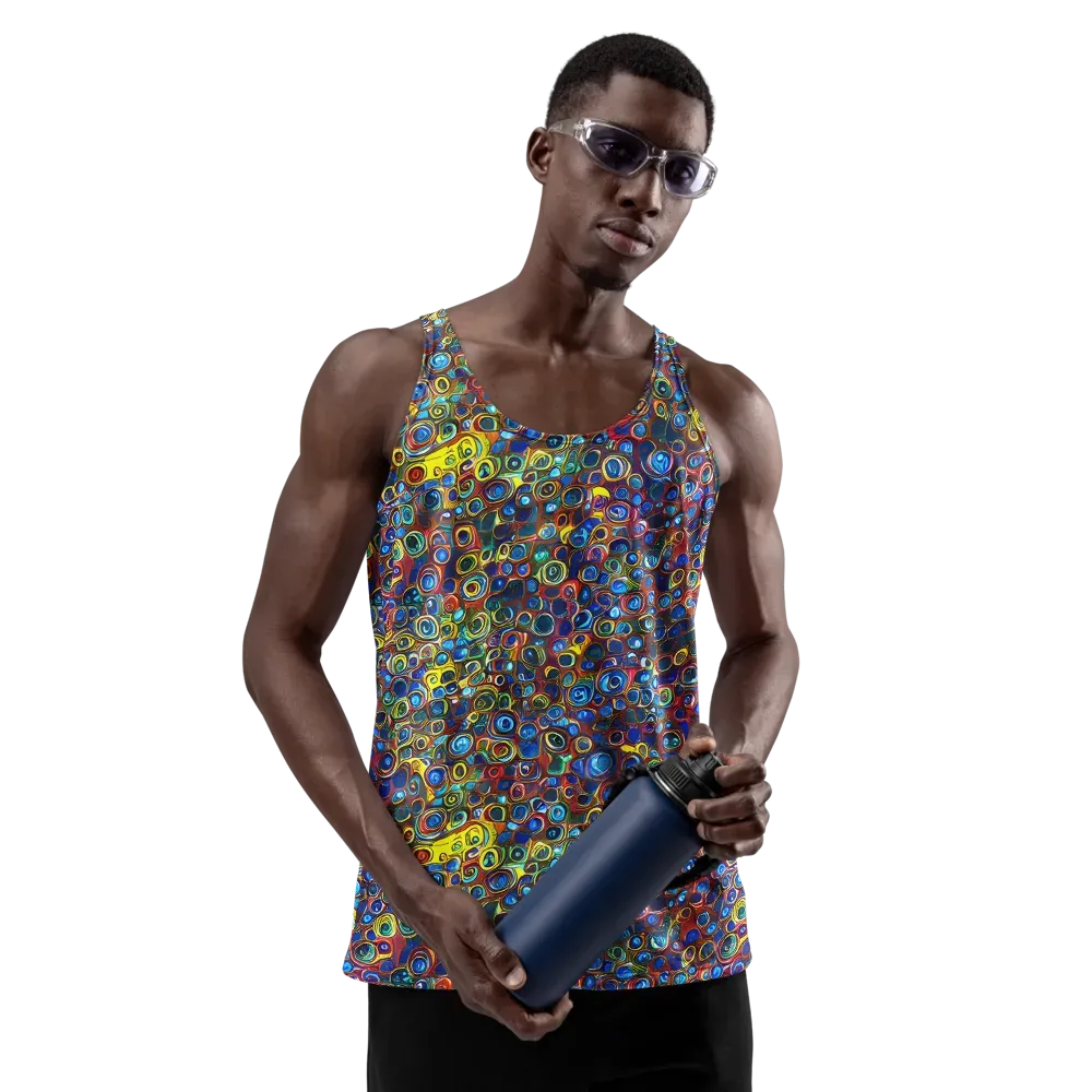 Vortex Mosaic on Men's Tank Top — Front