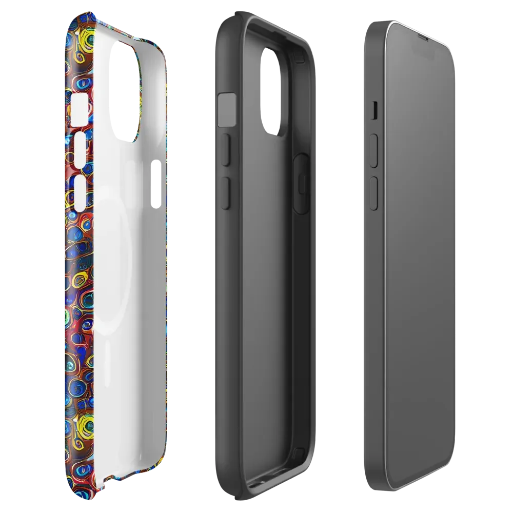 Vortex Mosaic on MagSafe Tough Case for iPhone® — Front