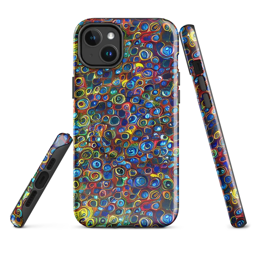 Vortex Mosaic on MagSafe Tough Case for iPhone® — Front