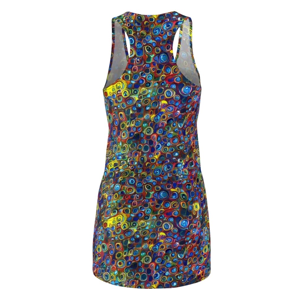 Vortex Mosaic on Racerback Dress — Back
