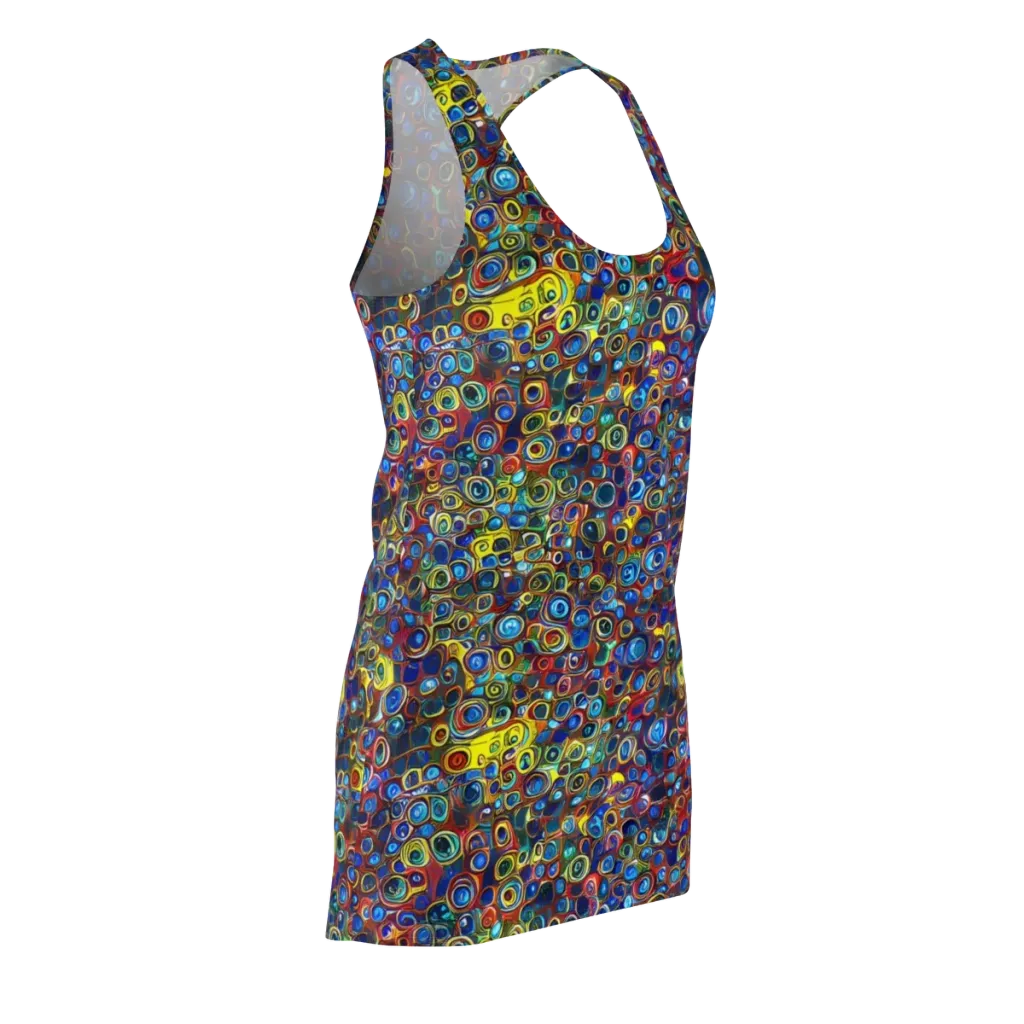 Vortex Mosaic on Racerback Dress — Front Side