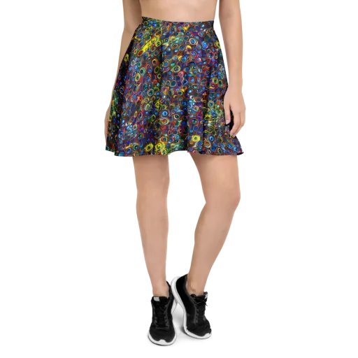 Vortex Mosaic on a Skater Skirt