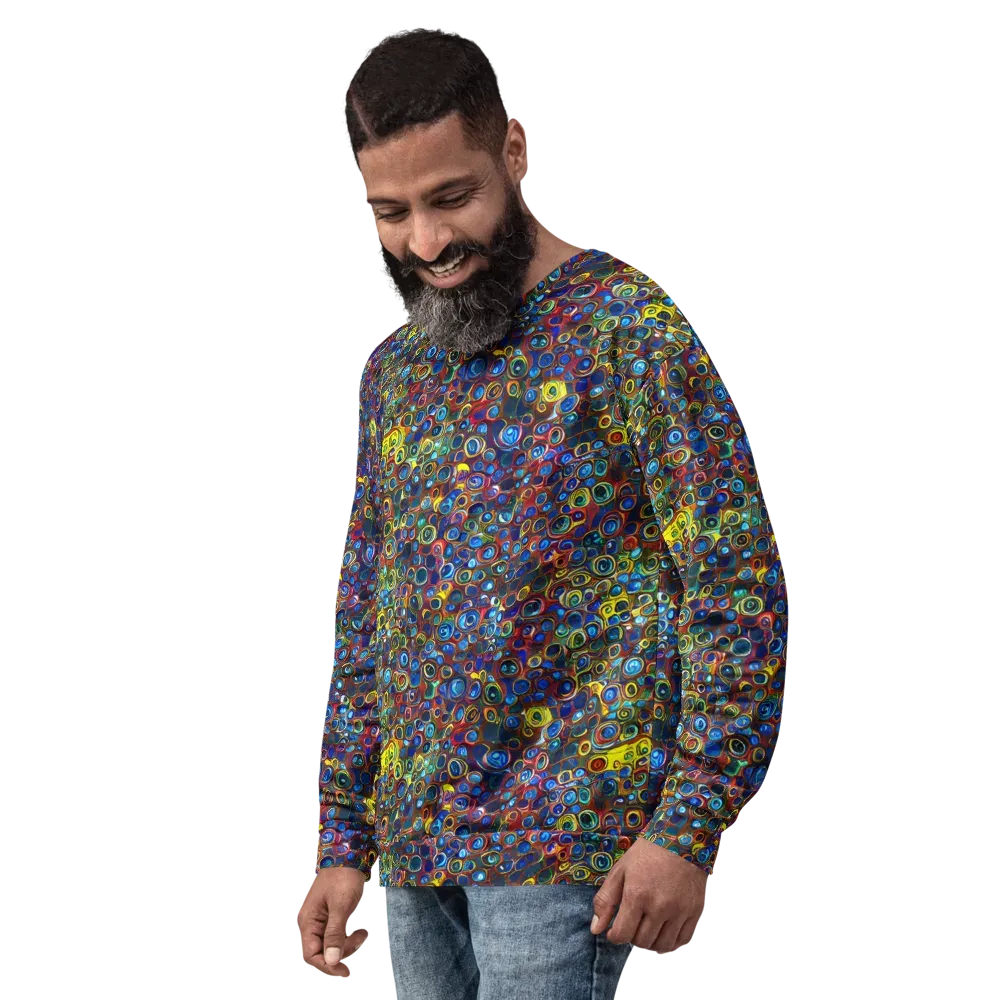 Vortex Mosaic on Sweatshirt — Left Front