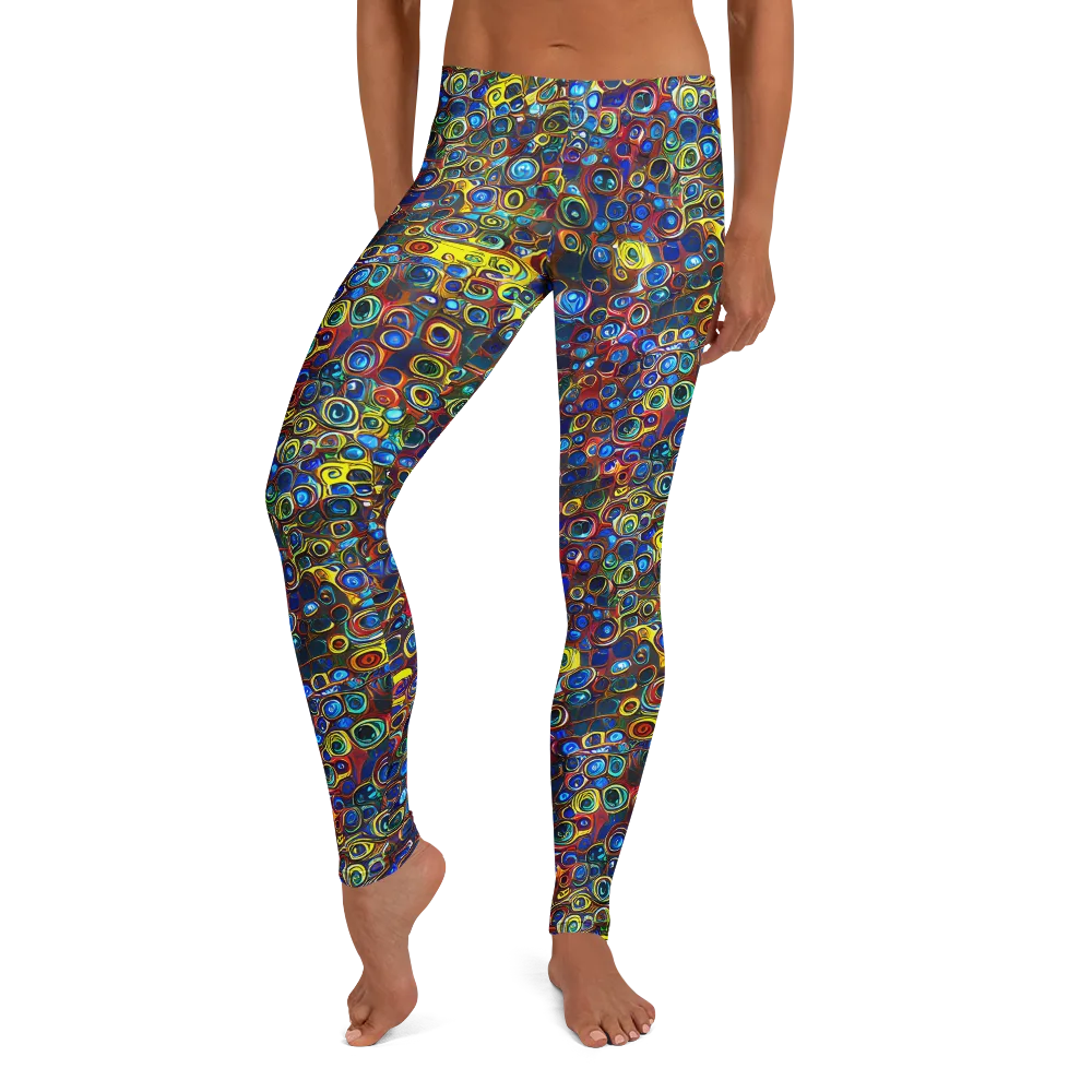 Vortex Mosaic on Leggings — Front