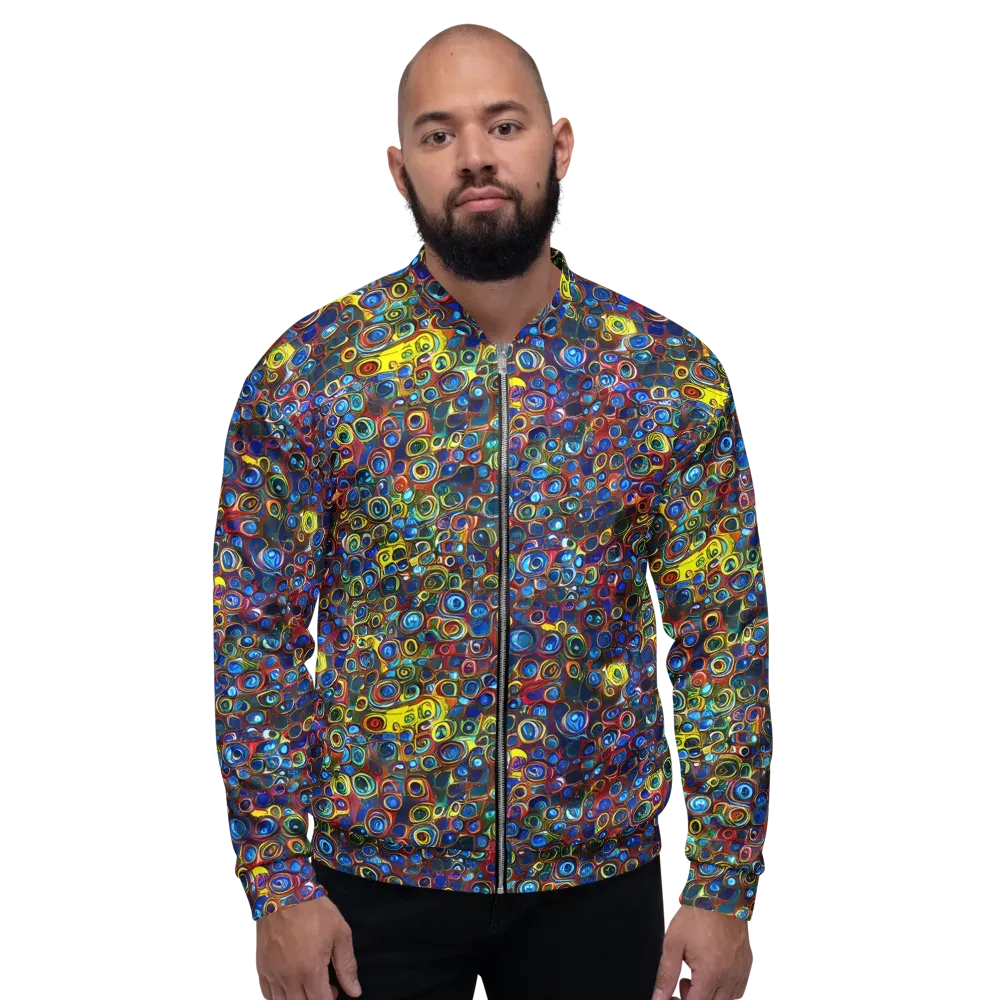Vortex Mosaic on Bomber Jacket — Front
