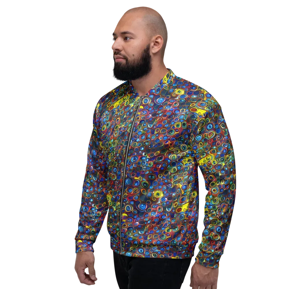 Vortex Mosaic on Bomber Jacket — Left