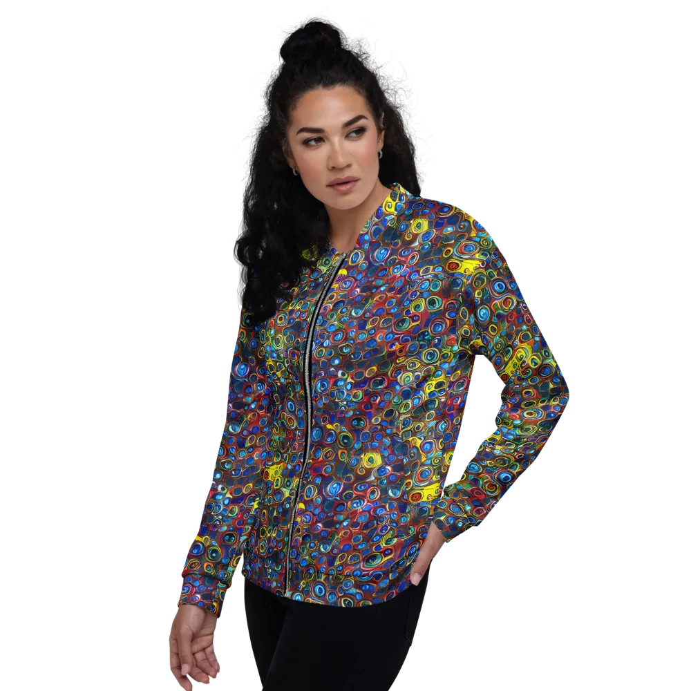 Vortex Mosaic on Bomber Jacket — Left