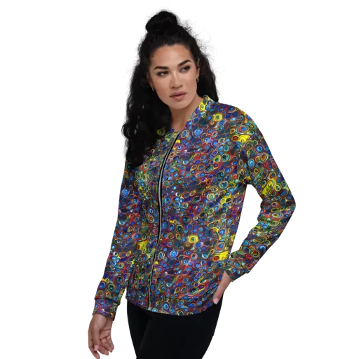 Vortex Mosaic on a Bomber Jacket