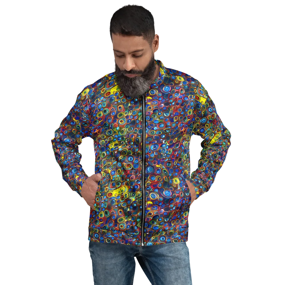 Vortex Mosaic on Bomber Jacket — Front