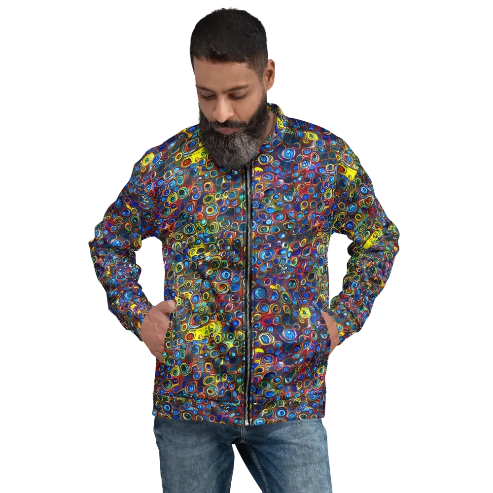 Vortex Mosaic on Bomber Jacket — Front