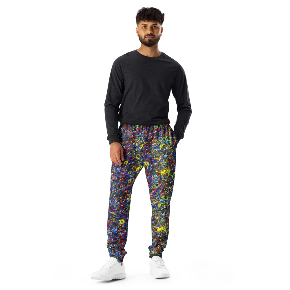 Vortex Mosaic on Men's Joggers — Front