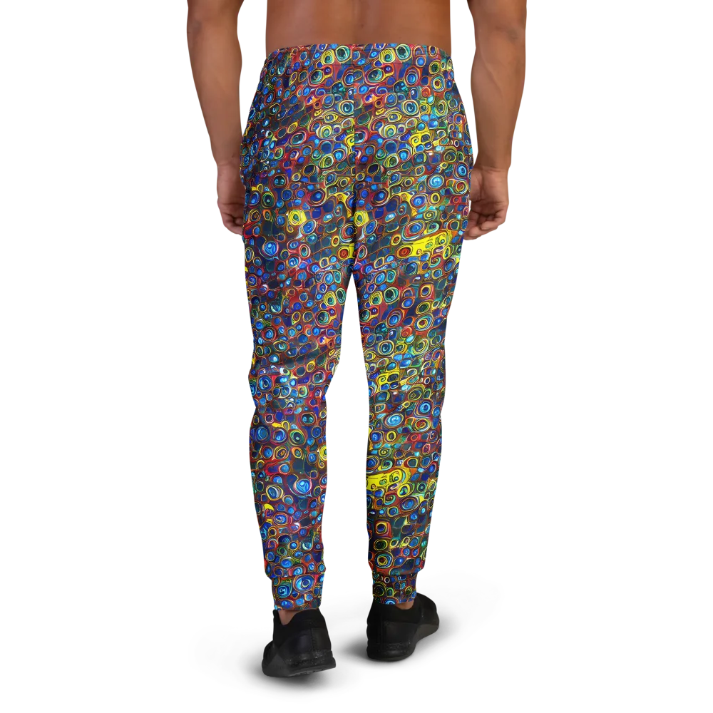 Vortex Mosaic on Men's Joggers — Back