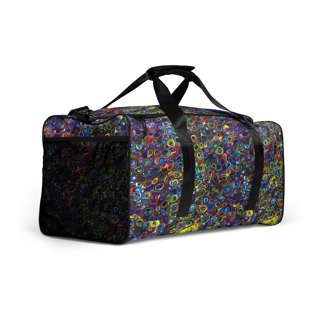 Vortex Mosaic on Duffle Bag — Right Front