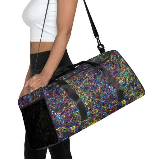 Vortex Mosaic on a Duffle Bag