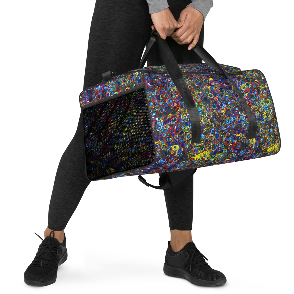 Vortex Mosaic on Duffle Bag — Right Front